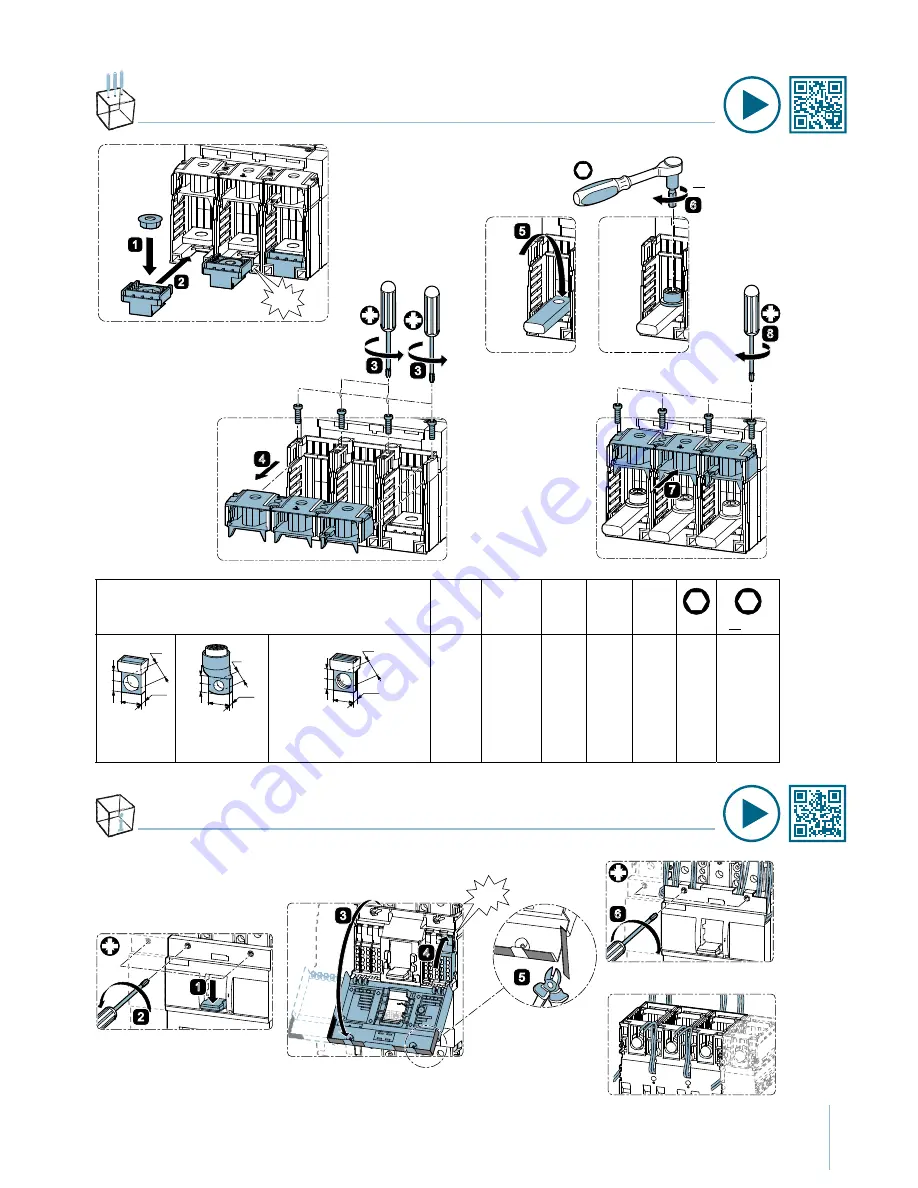 Siemens 3VA23 H Series Operating Instructions Manual Download Page 3