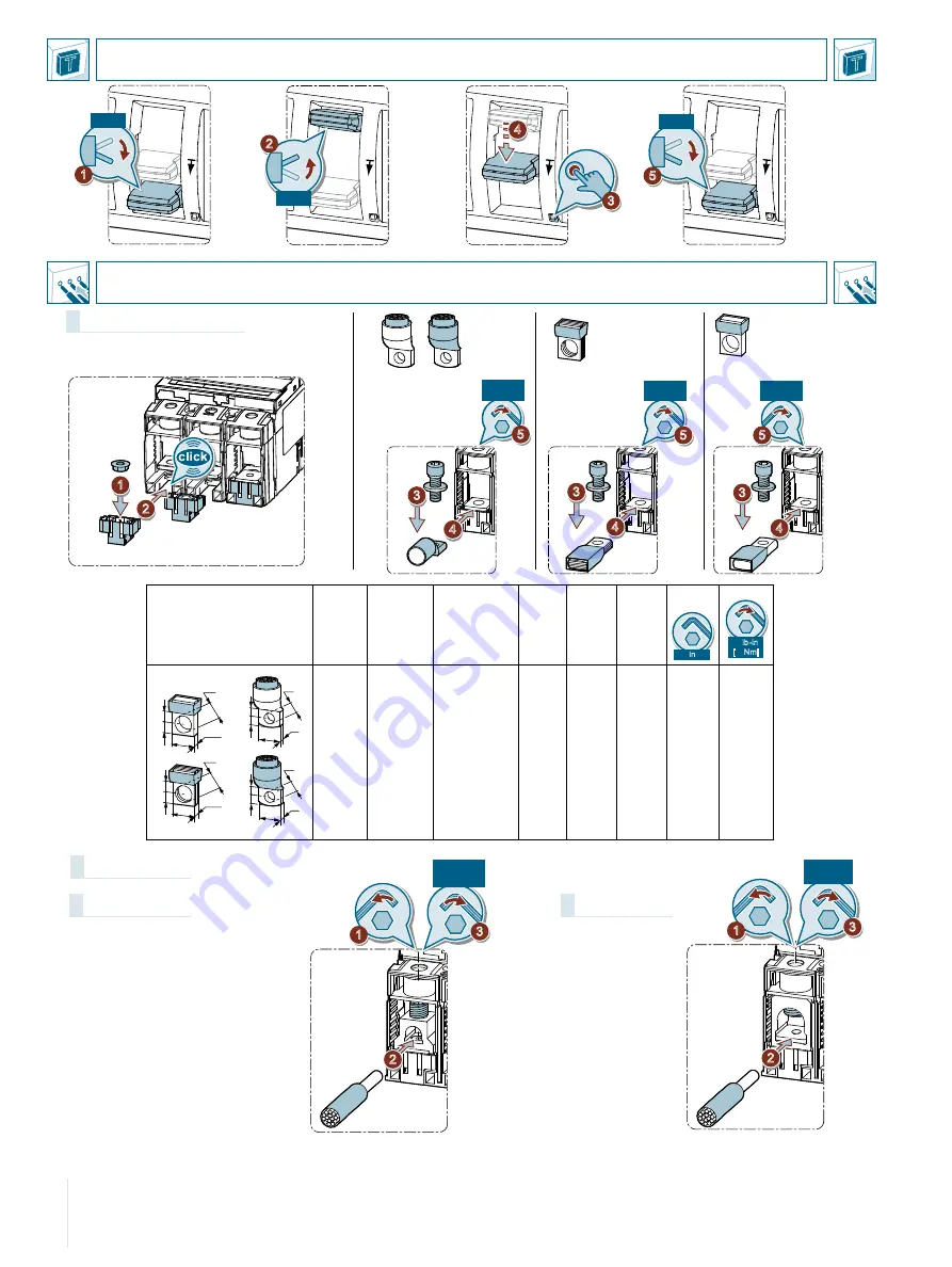 Siemens 3VA61-1MS3 Series Скачать руководство пользователя страница 4