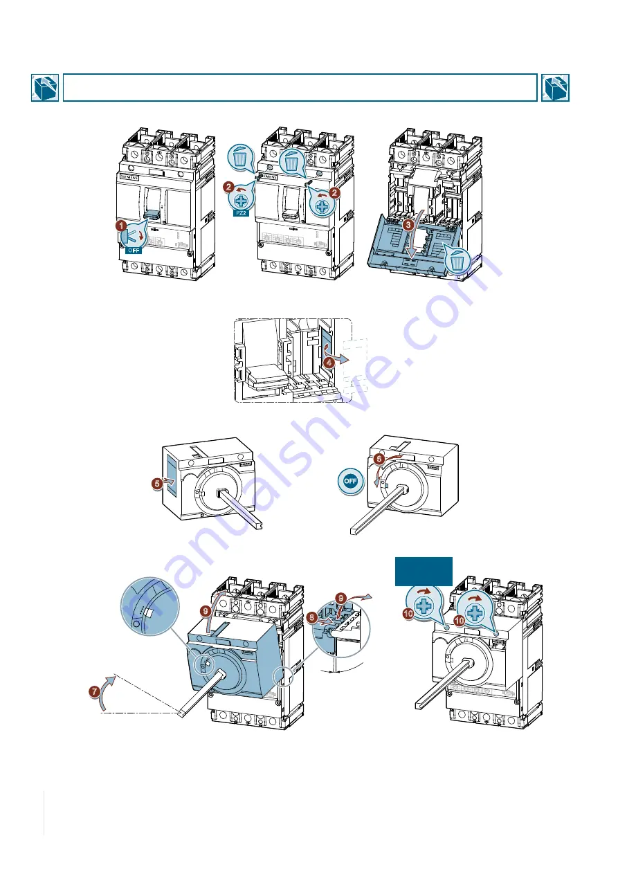 Siemens 3VA9137-0FK Series Operating Instructions Manual Download Page 4