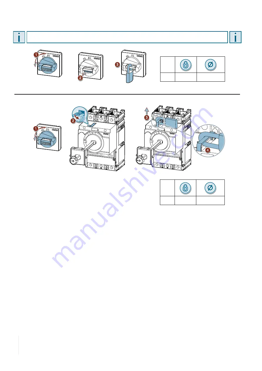 Siemens 3VA9137-0FK Series Operating Instructions Manual Download Page 12