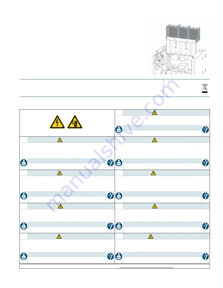 Siemens 3VA9603-0KB03 Operating Instructions Manual Download Page 1