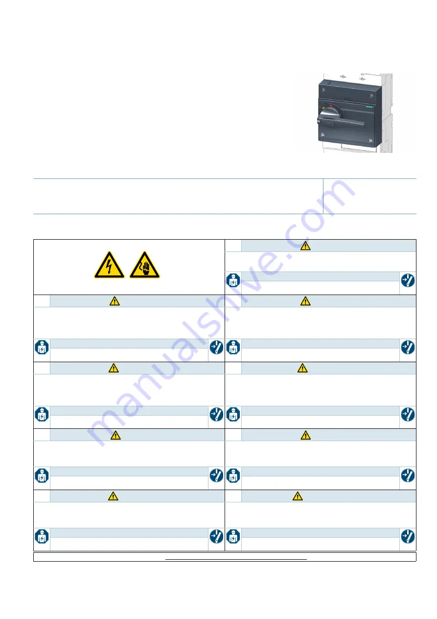 Siemens 3VA9677-0EK11 Скачать руководство пользователя страница 1