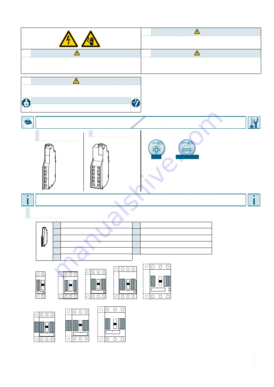 Siemens 3VA9988-0AA1 Series Operating Instructions Manual Download Page 3