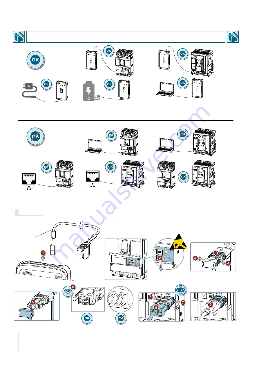 Siemens 3VW9011-0AT40 Operating Instructions Manual Download Page 8