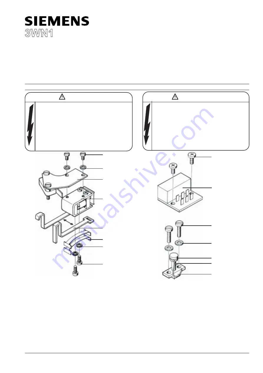 Siemens 3WN1 3ZX1812-0WX31-9BN1 Operating Instructions Manual Download Page 1