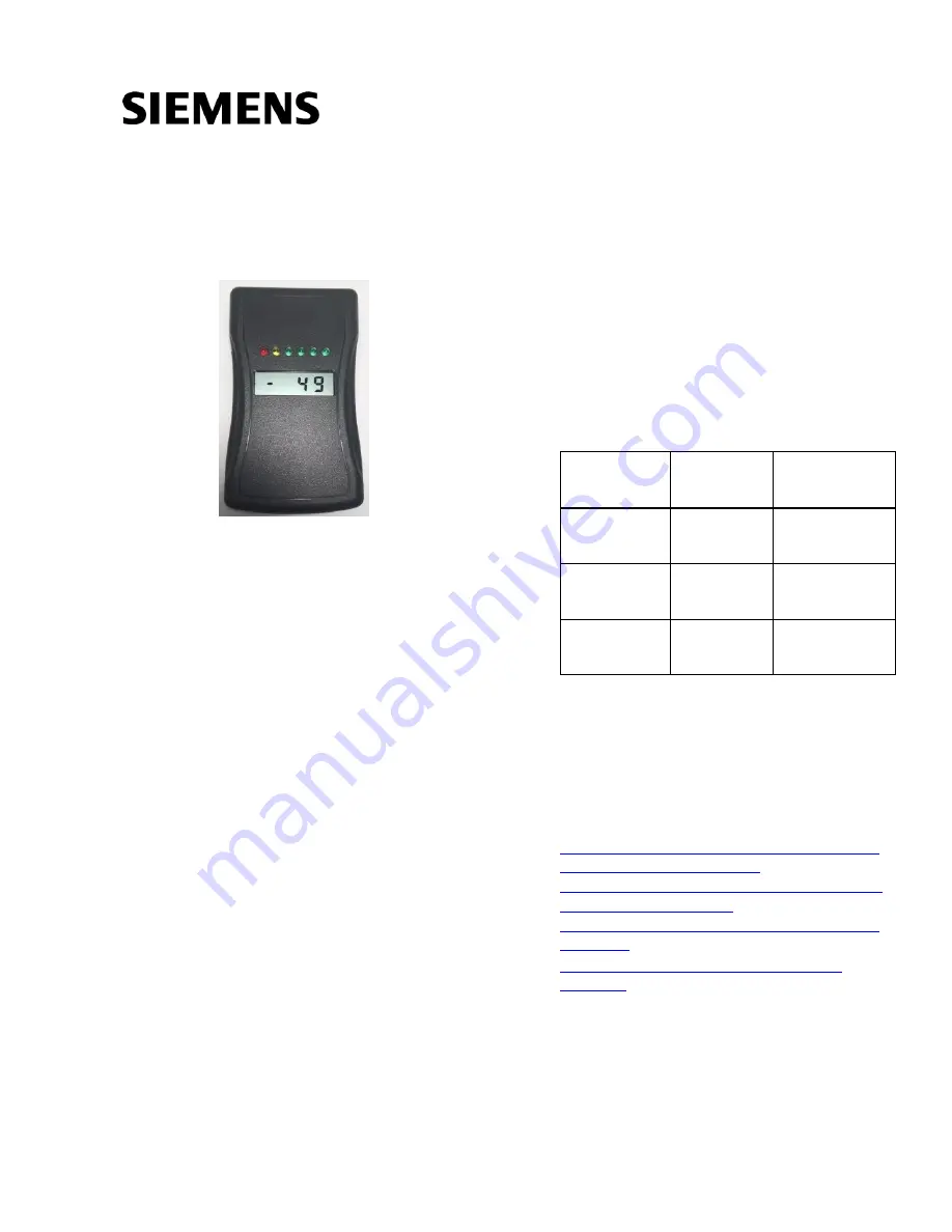 Siemens 4292 Series Operating Instructions Download Page 1