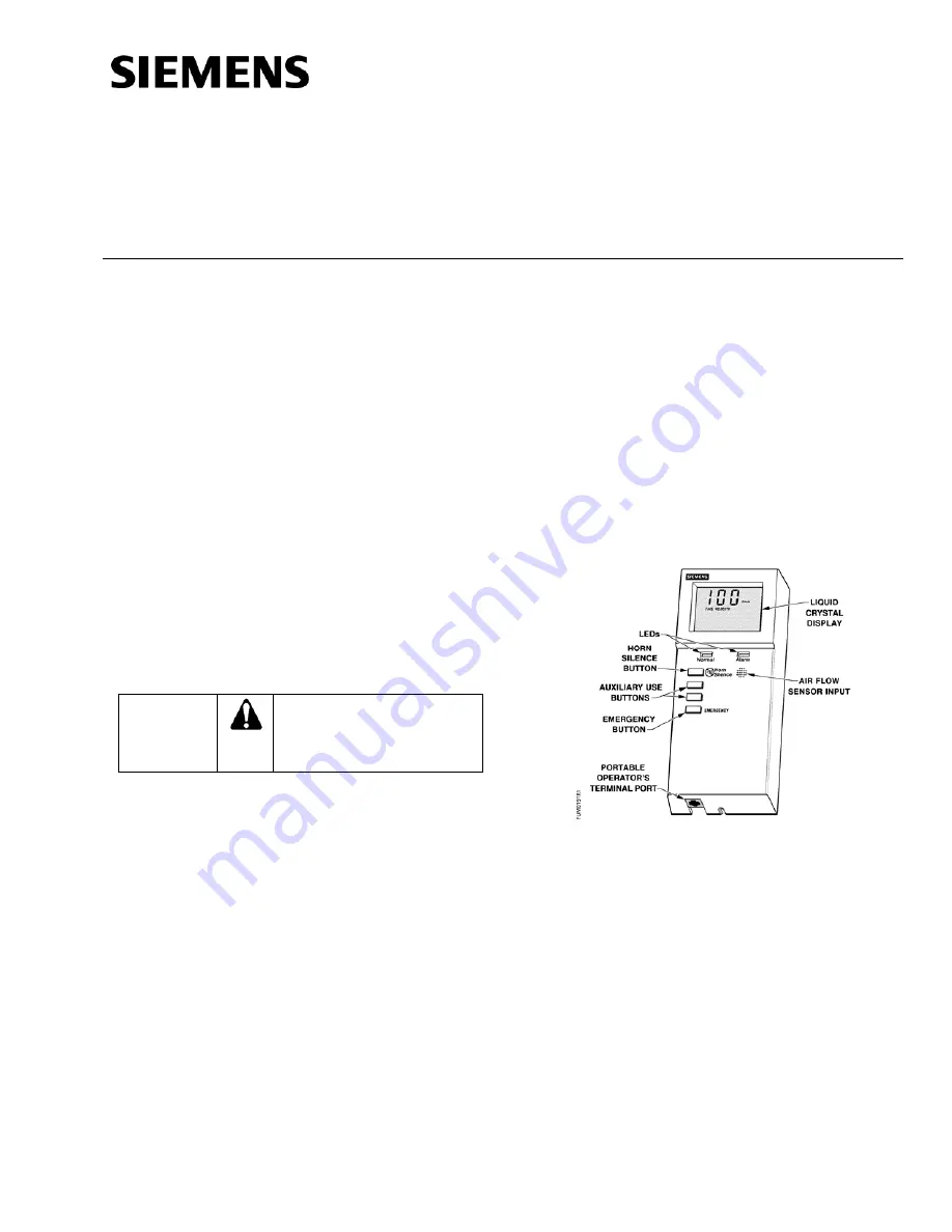 Siemens 546-00303A Installation Instructions Manual Download Page 1