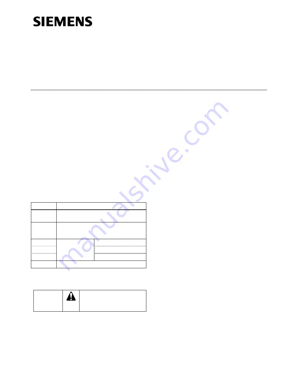 Siemens 550-506 Installation Instructions Manual Download Page 1