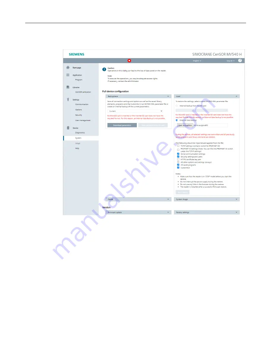 Siemens 6GA7202-2AA10-1BF1 Operating Instructions Manual Download Page 117