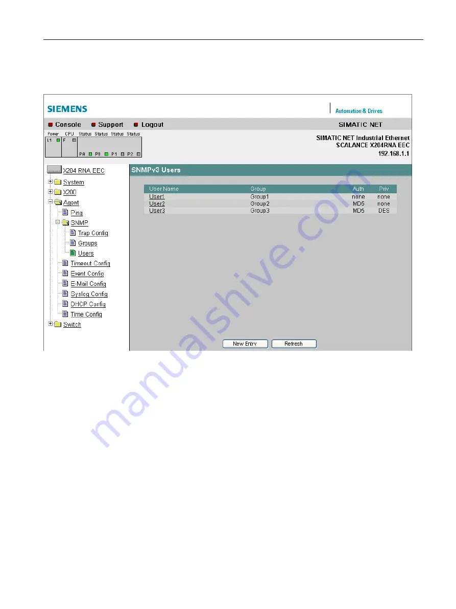 Siemens 6GK5204-0BA00-2KB2 Operating Instructions Manual Download Page 123