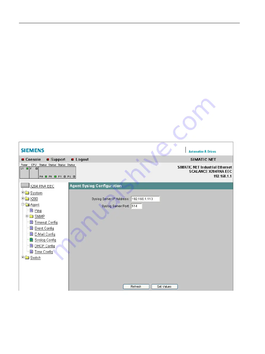 Siemens 6GK5204-0BA00-2KB2 Operating Instructions Manual Download Page 130