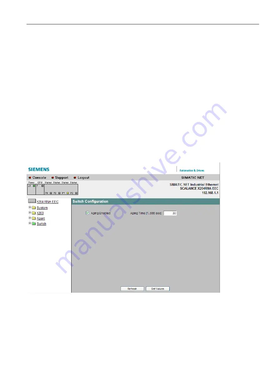 Siemens 6GK5204-0BA00-2KB2 Operating Instructions Manual Download Page 135