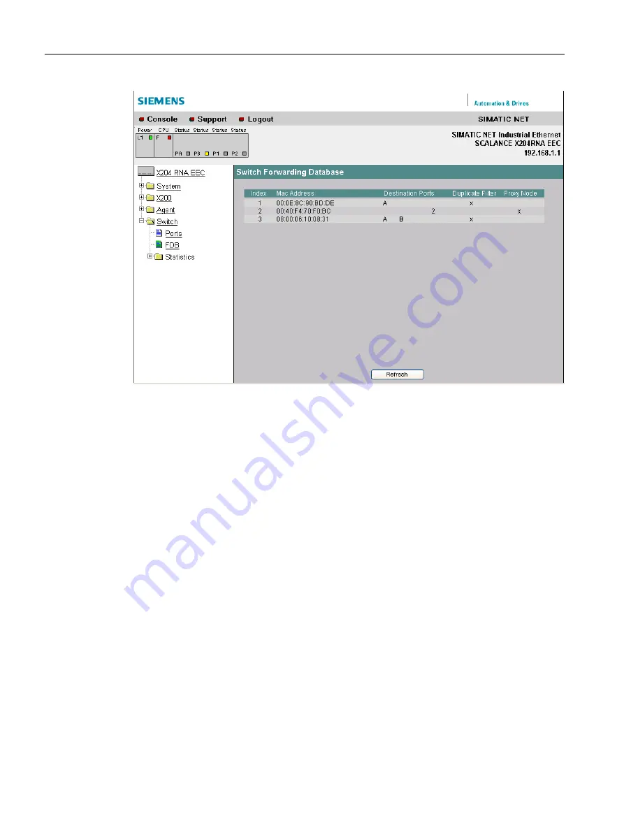 Siemens 6GK5204-0BA00-2KB2 Operating Instructions Manual Download Page 138