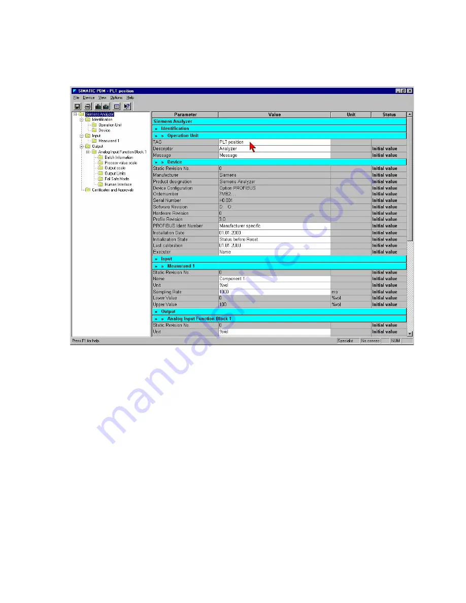 Siemens 7MB2001 Manual Download Page 107