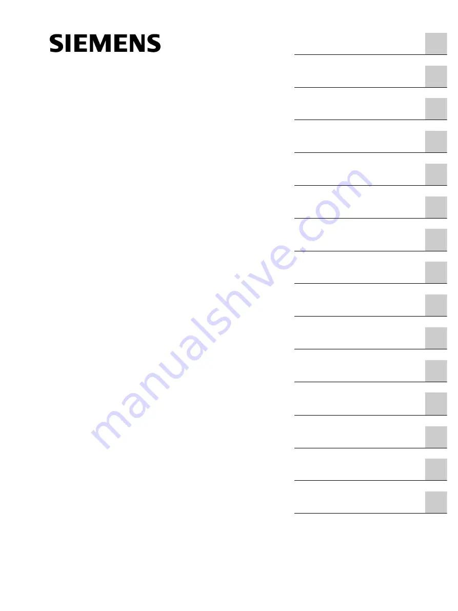 Siemens 7ME305 Operating Instructions Manual Download Page 1