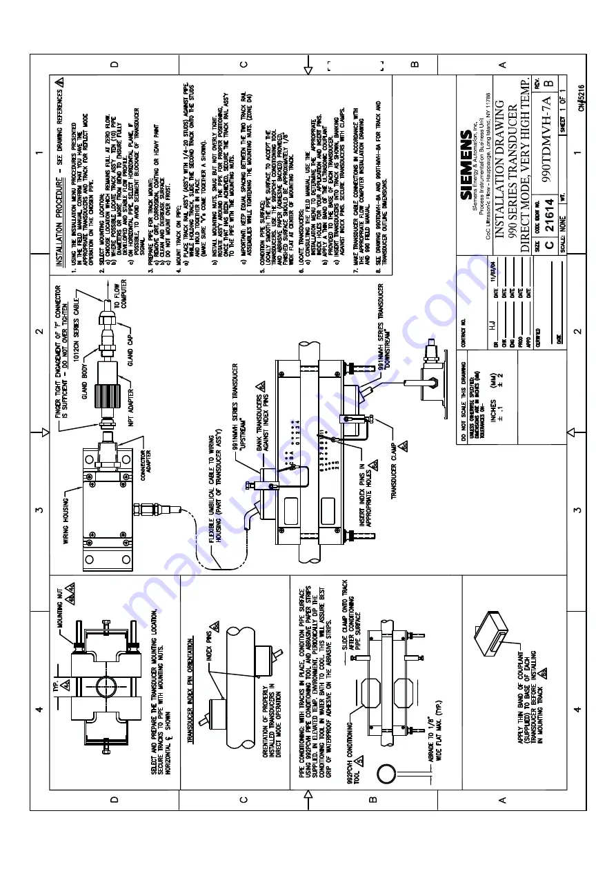 Siemens 7ME3510 Operating Instructions Manual Download Page 190