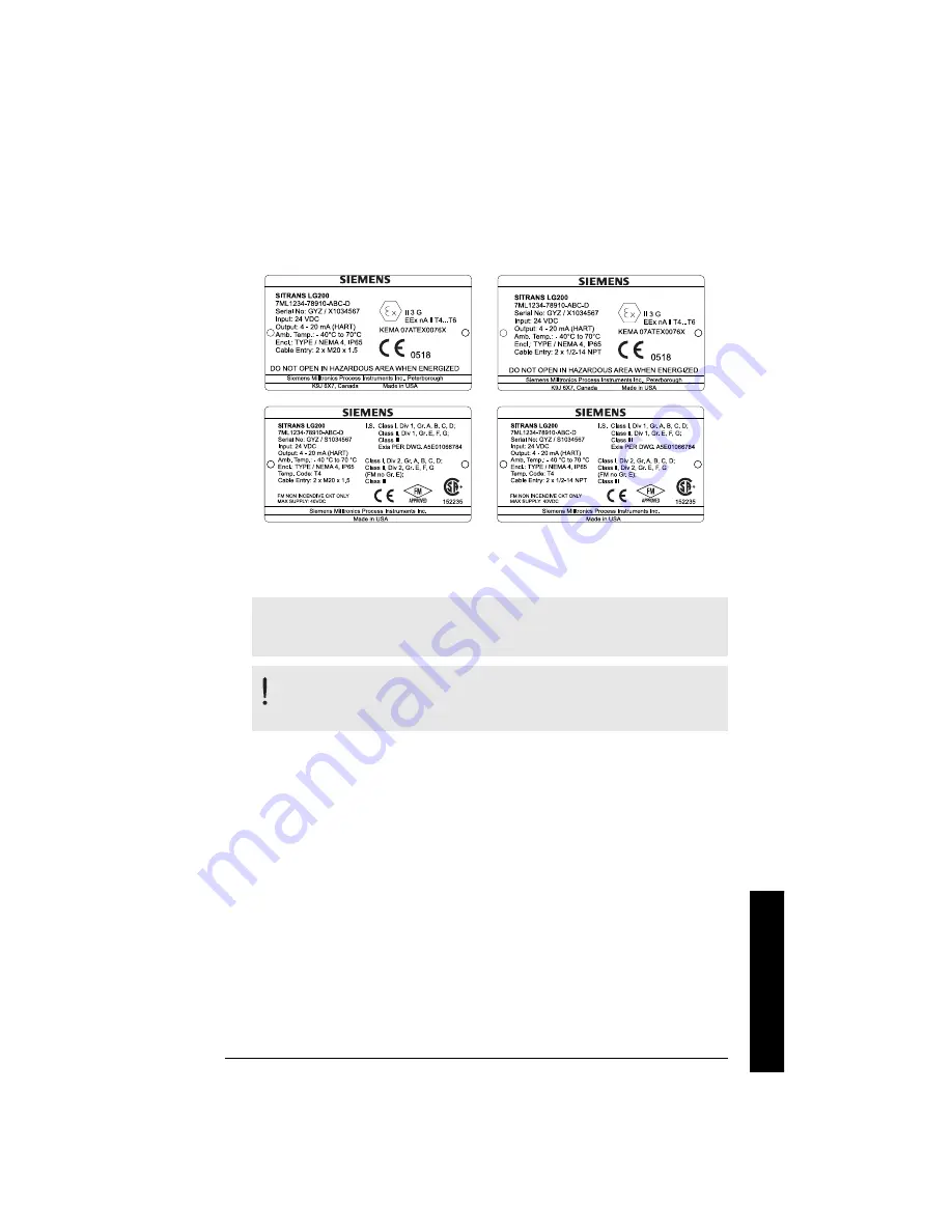 Siemens 7ML1301-1 Instruction Manual Download Page 41