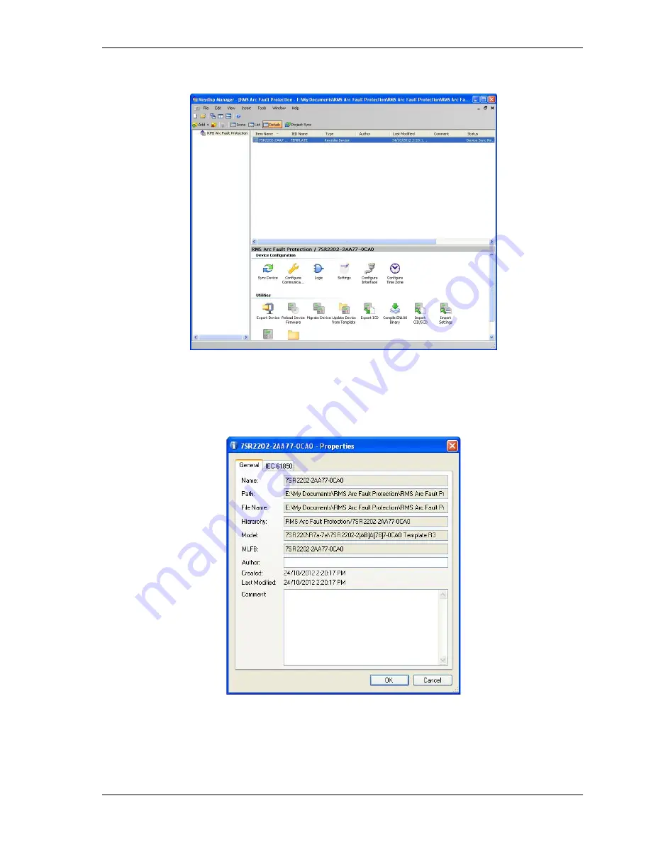 Siemens 7XG3124 ReyArc24 Technical Manual Download Page 43