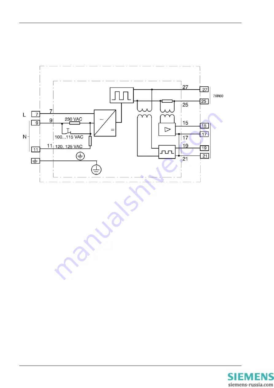 Siemens 7XT71 Series Manual Download Page 42