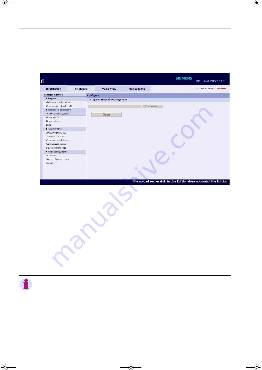 Siemens 7XV5673 Device Manual Download Page 92