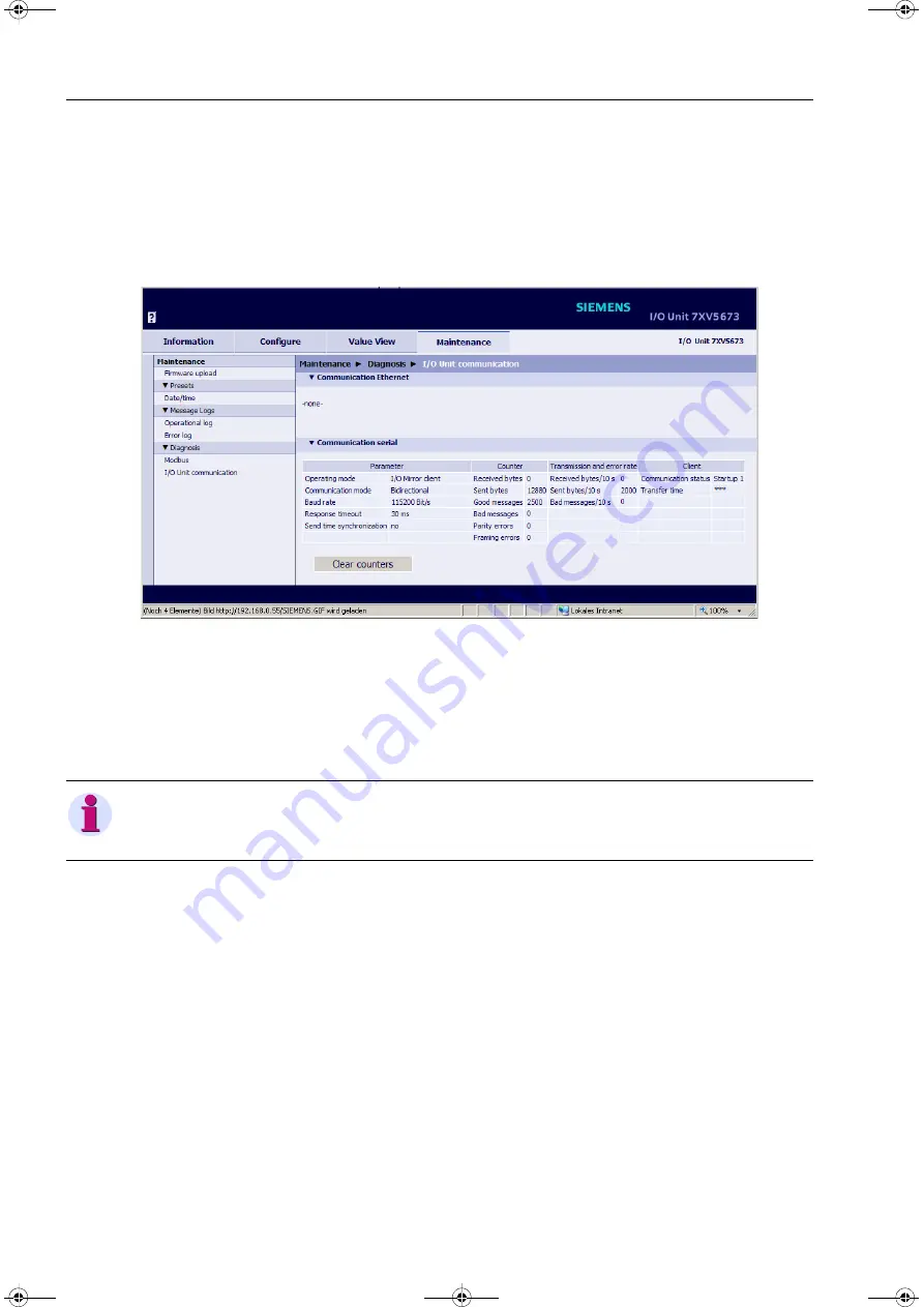 Siemens 7XV5673 Device Manual Download Page 114