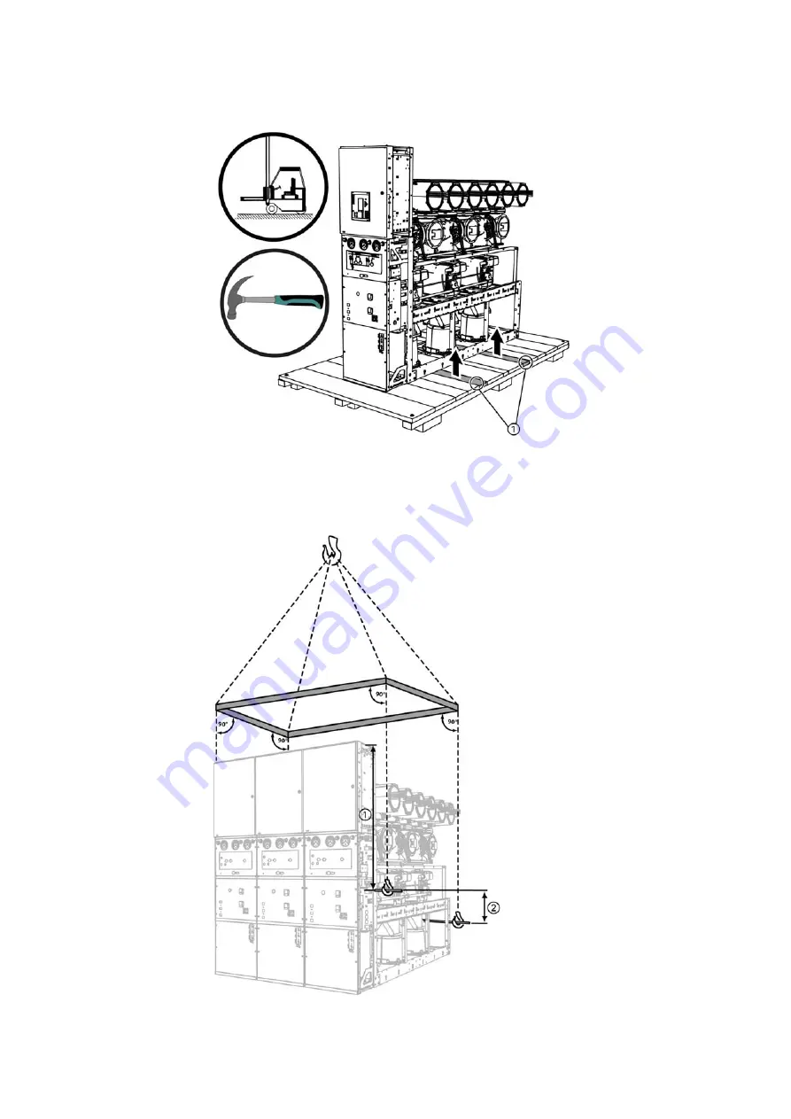 Siemens 8DB10 Installation And Operating Instructions Manual Download Page 67