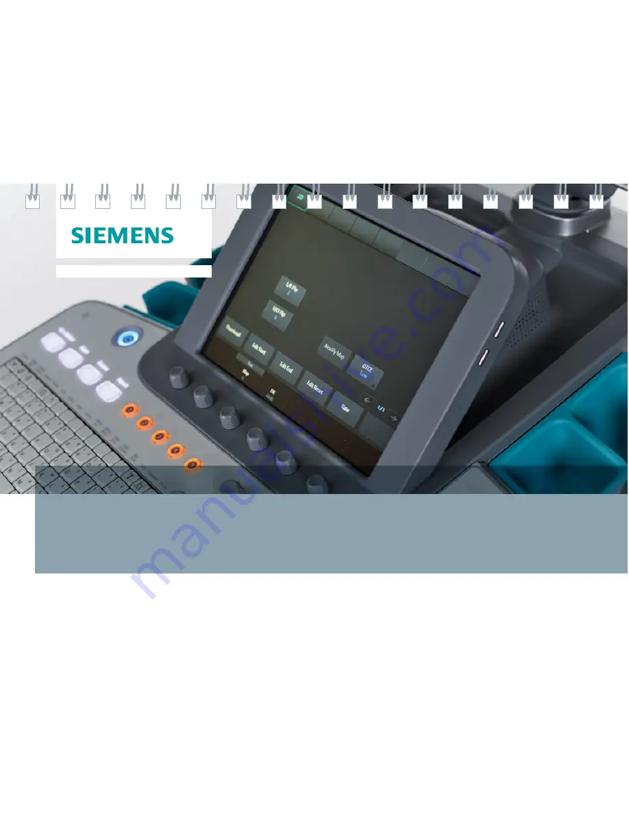 Siemens ACUSON NX3 series Quick Reference Manual Download Page 1