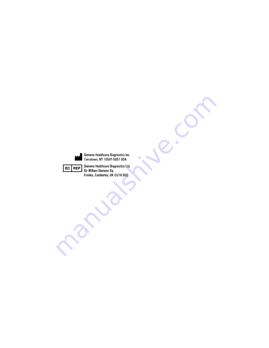 Siemens ADVIA 2400 Operator'S Manual Download Page 2