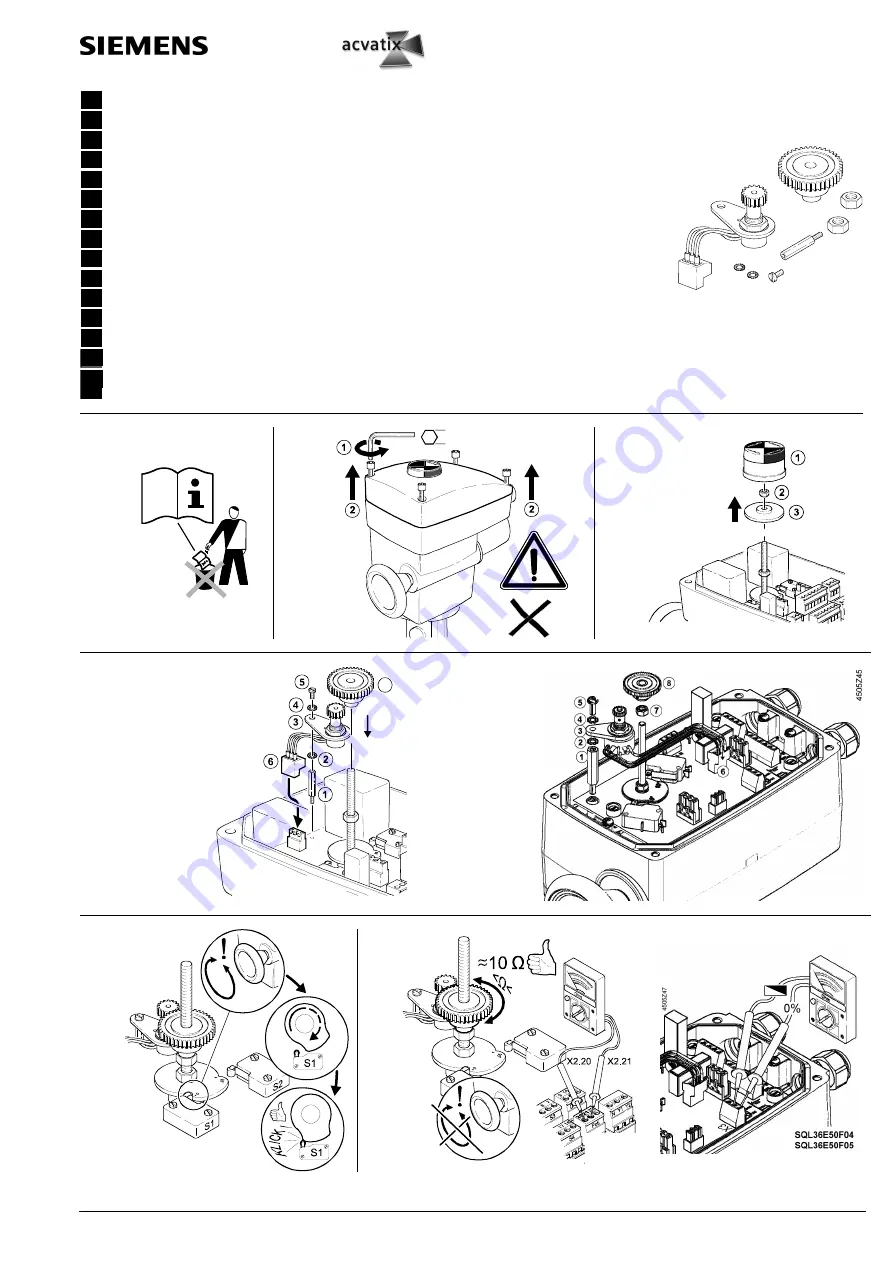 Siemens ASZ36 Mounting Instructions Download Page 1