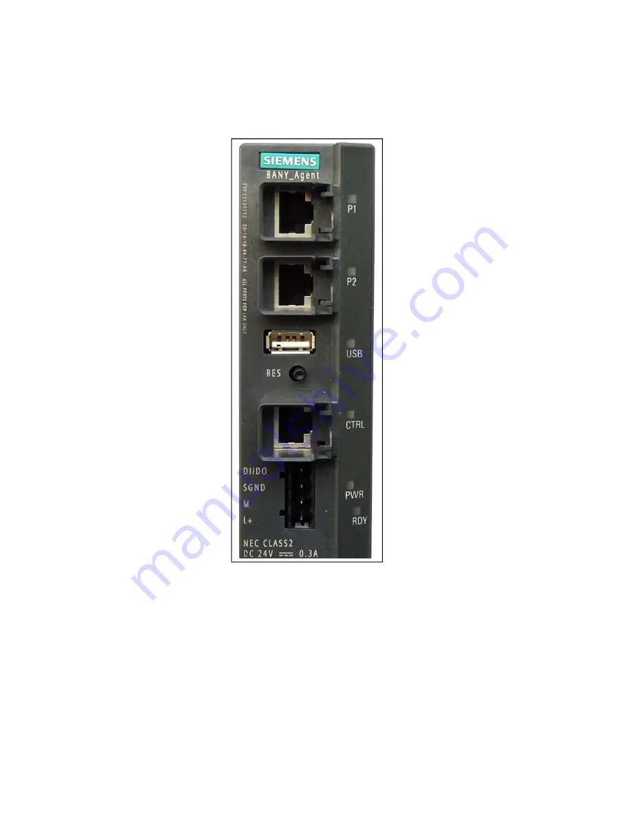 Siemens BANY Agent Compact Operating Instructions Download Page 15