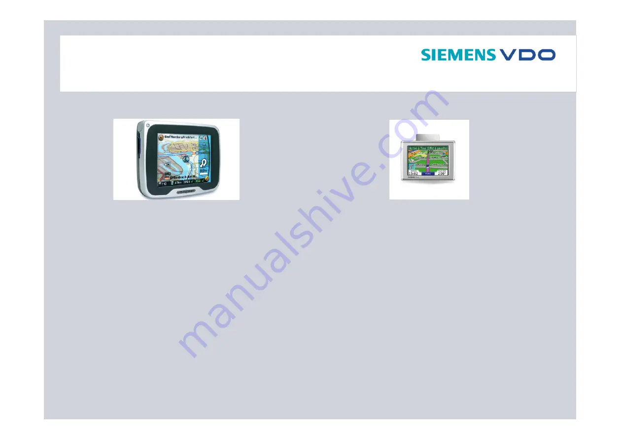 Siemens BENCHMARK PORTABLE NAVIGATION PN 2050 Скачать руководство пользователя страница 4