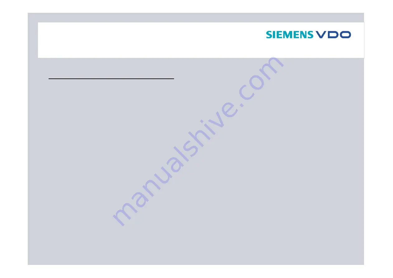 Siemens BENCHMARK PORTABLE NAVIGATION PN 2050 Comparison Manual Download Page 18