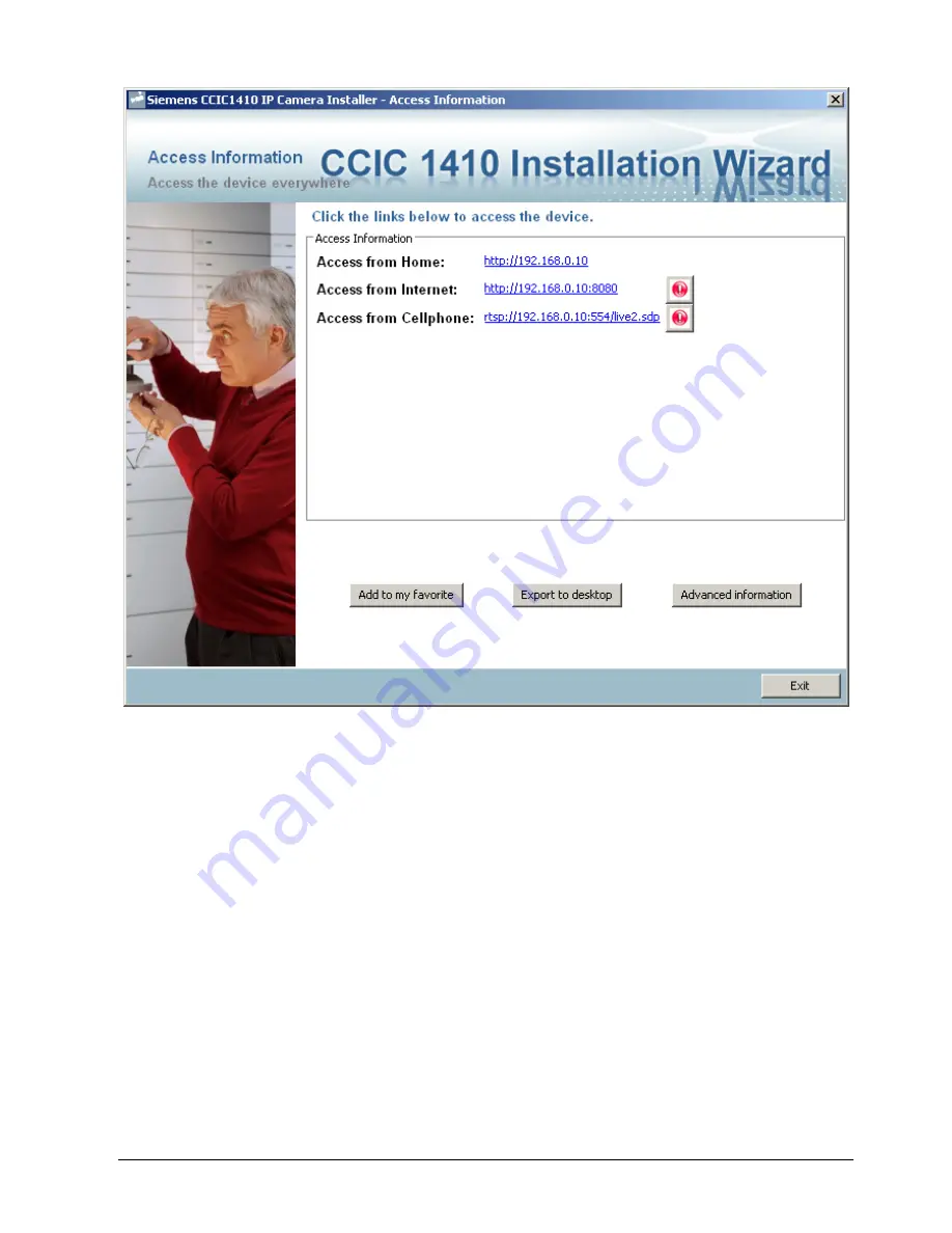 Siemens CCIC1410 Configuration Manual Download Page 35