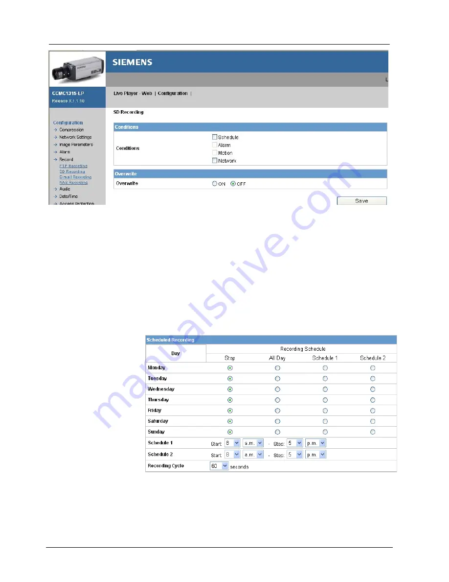 Siemens CCMX1315-LP Configuration Manual Download Page 40