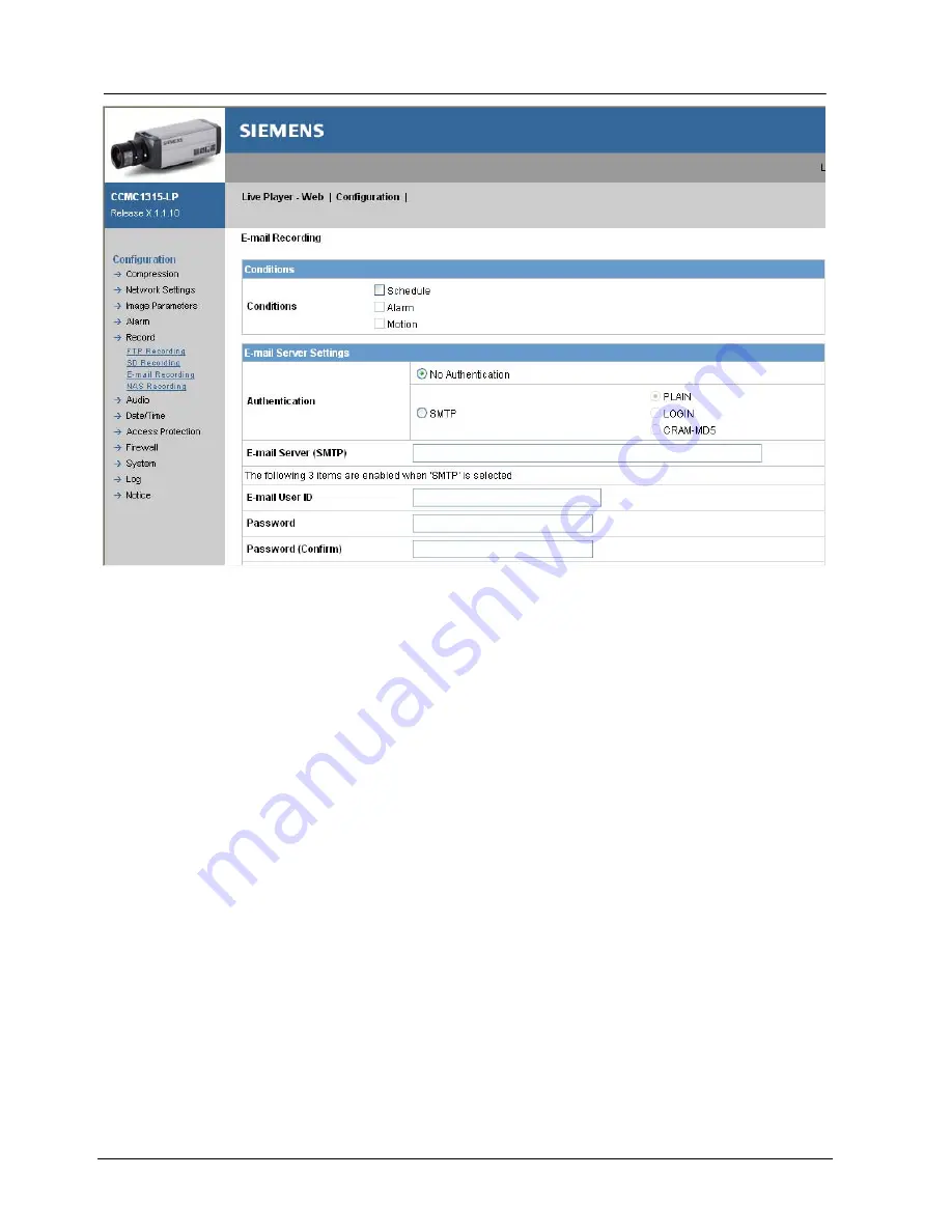 Siemens CCMX1315-LP Configuration Manual Download Page 42