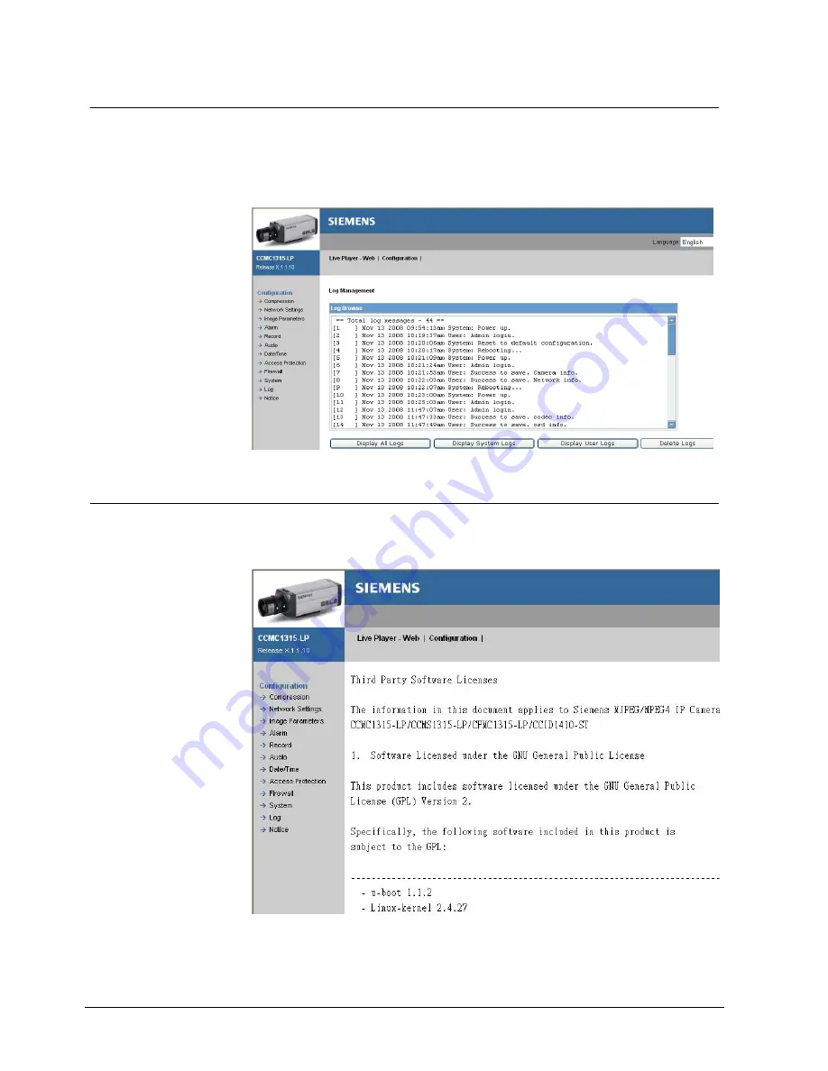 Siemens CCMX1315-LP Configuration Manual Download Page 54