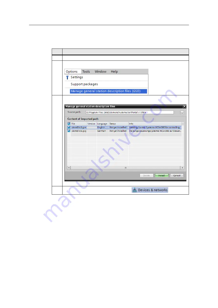 Siemens CIM4 10 PROFINET FW V2 Series Configuration Download Page 57