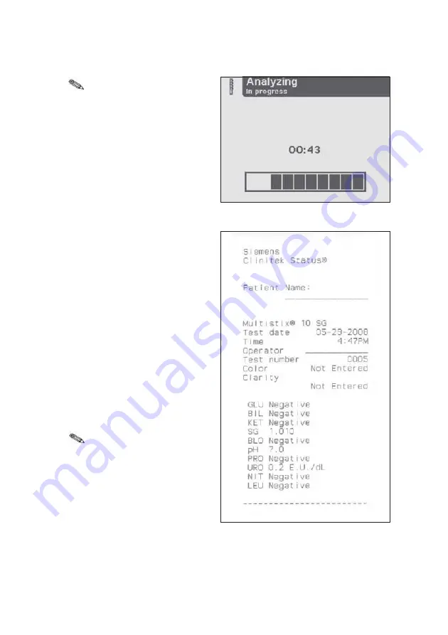 Siemens CLINITEK Status Operator'S Manual Download Page 32