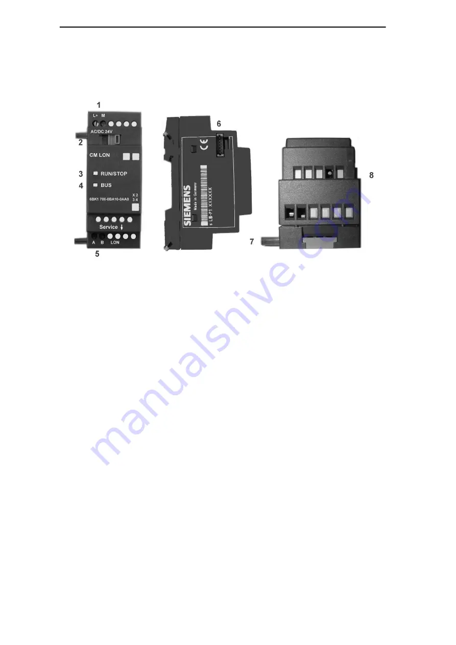 Siemens Cm-lon 6BK1700-0BA10-0AA00 Manual Download Page 7