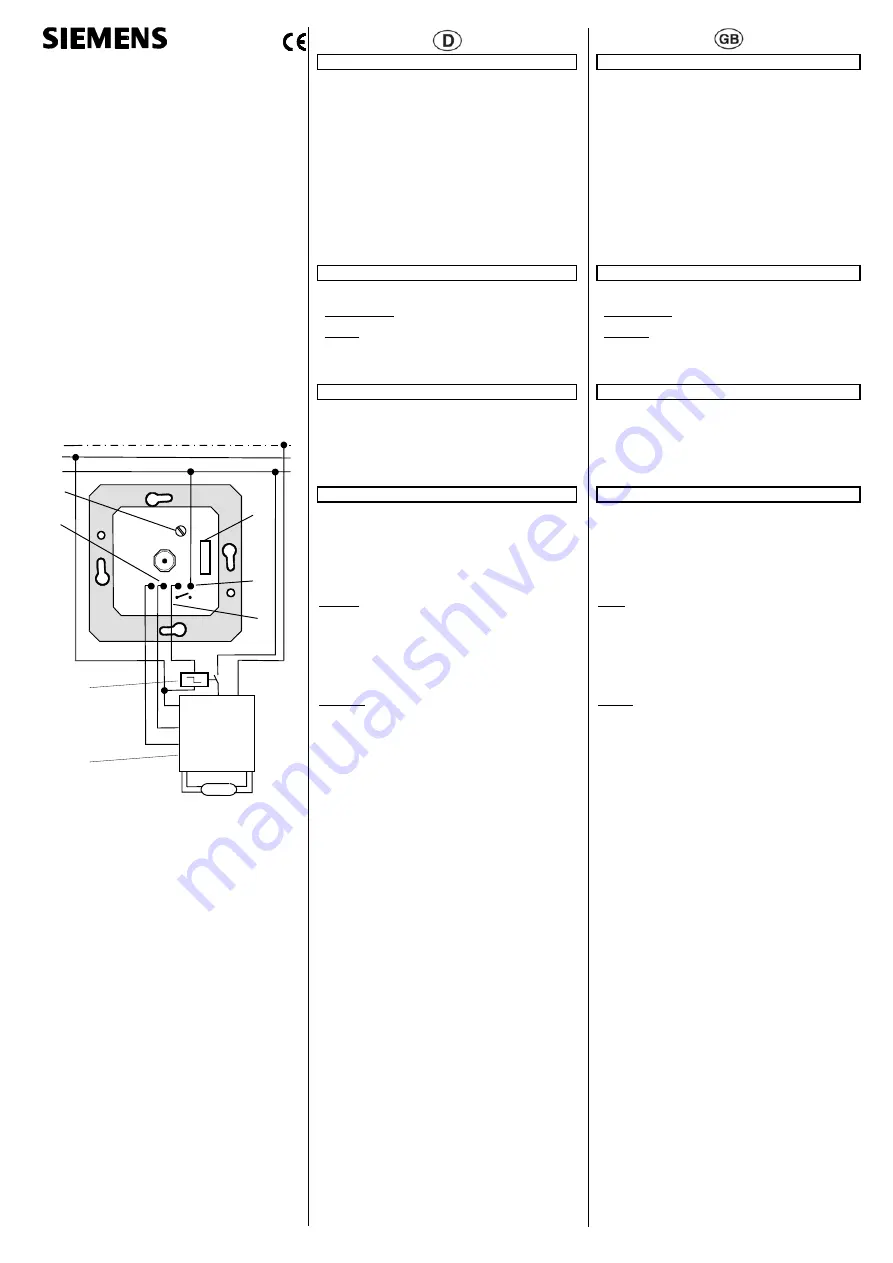 Siemens DELTA 5TC8 425 Operating And Mounting Instructions Manual Download Page 1