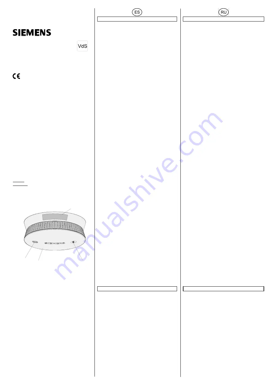 Siemens DELTA reflex 5TC1 290 Operating And Mounting Instructions Manual Download Page 5