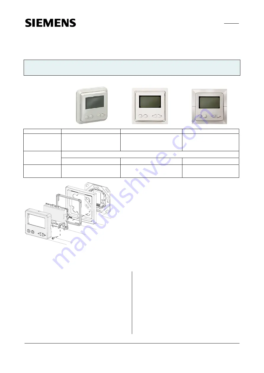 Siemens Delta Series Technical Product Information Download Page 1