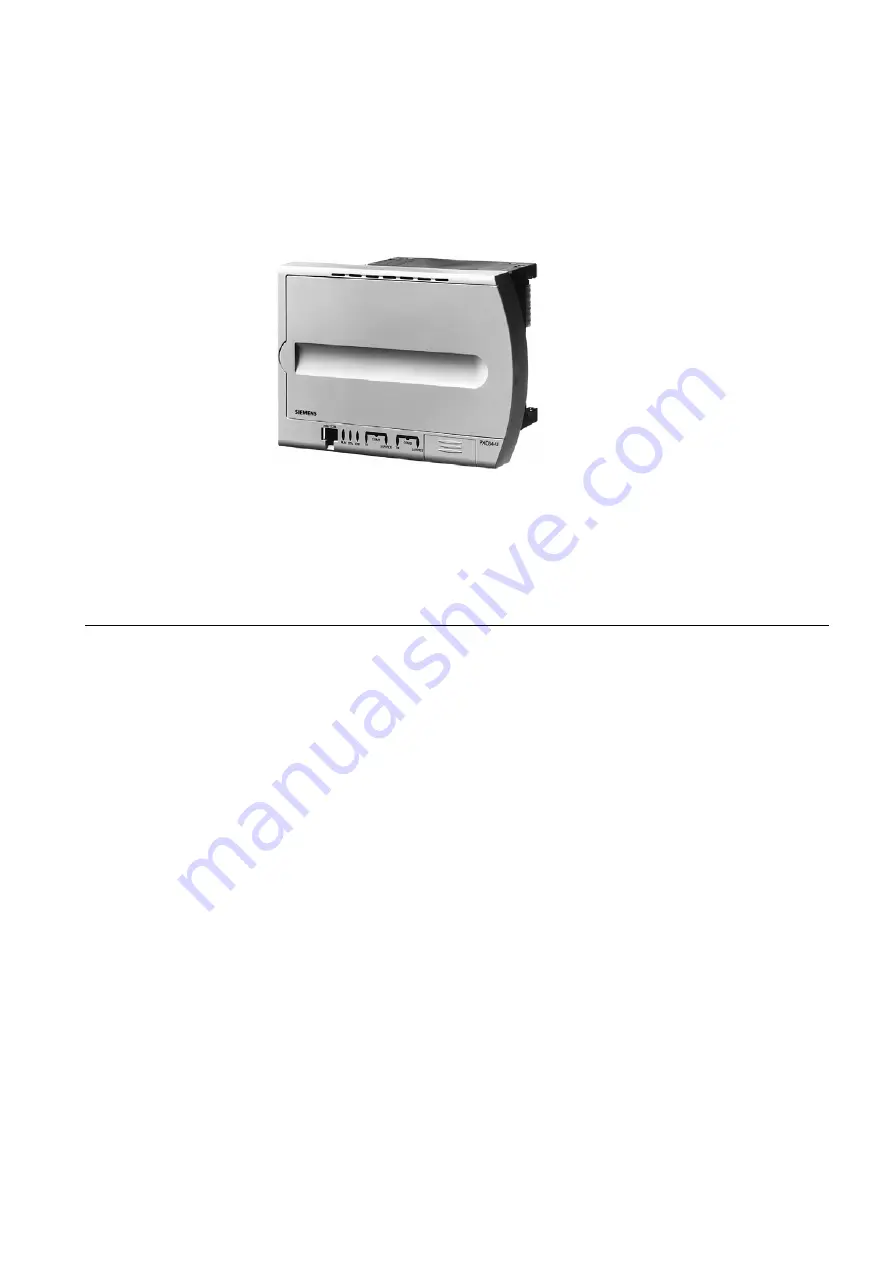 Siemens DESIGO PX -U Series Manual Download Page 1