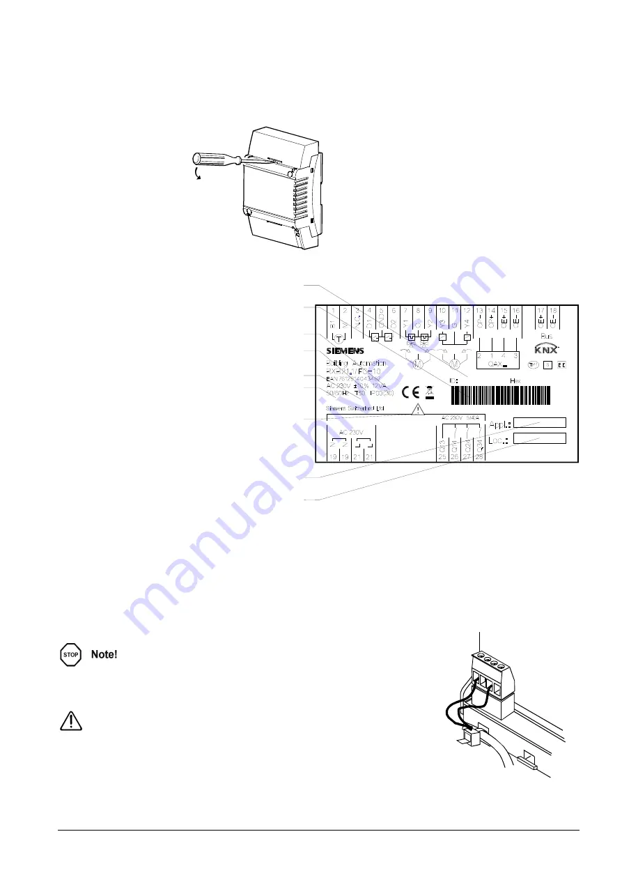 Siemens Desigo RXB Technical Manual Download Page 45