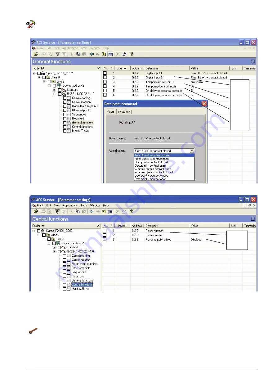 Siemens Desigo RXB Technical Manual Download Page 181