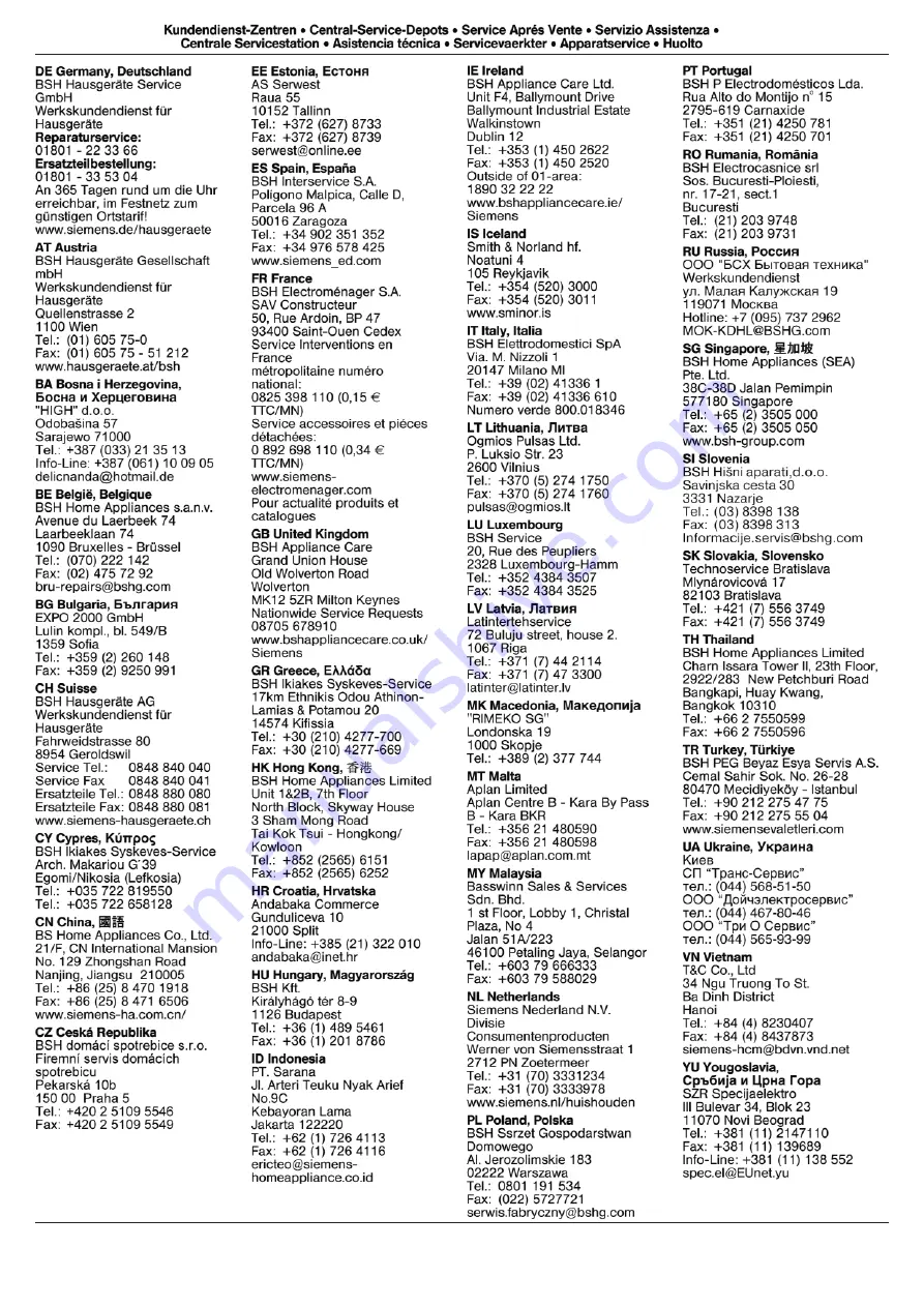 Siemens DS20022 Operating And Installation Instructions Download Page 24