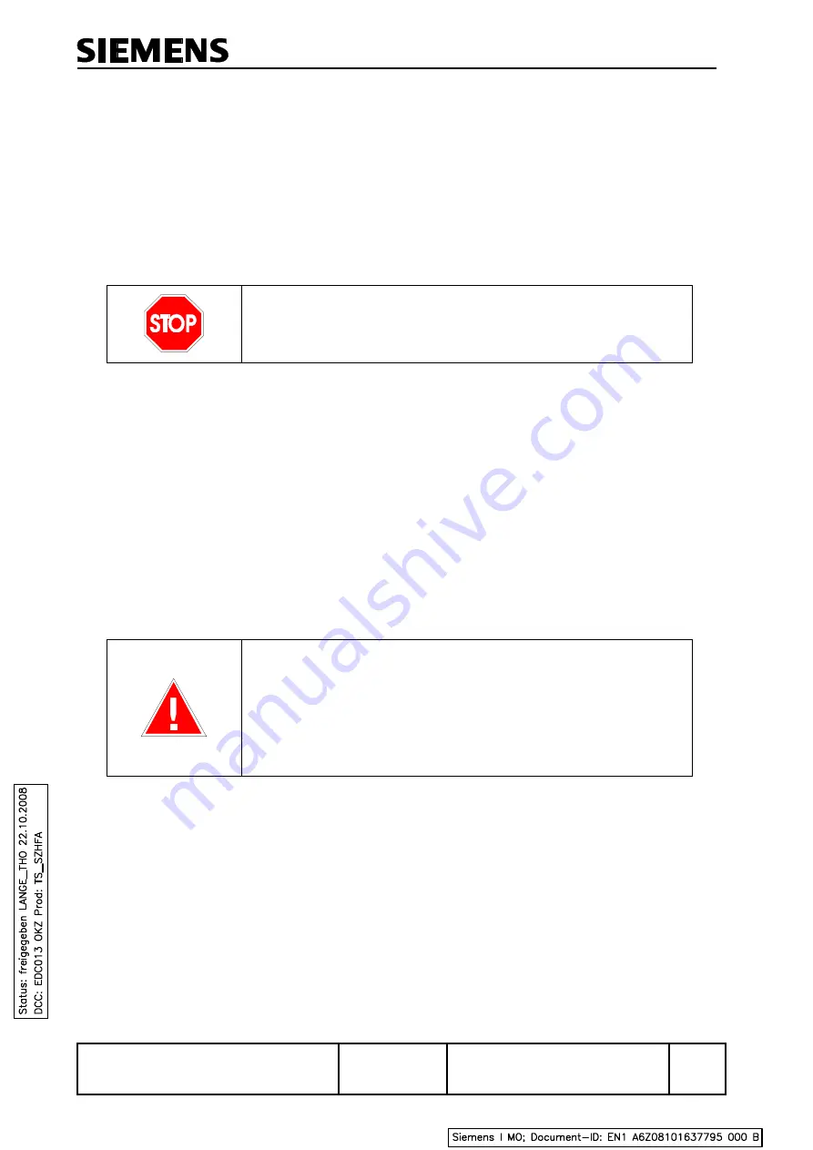 Siemens ELP 319 Operating And Service Manual Download Page 7