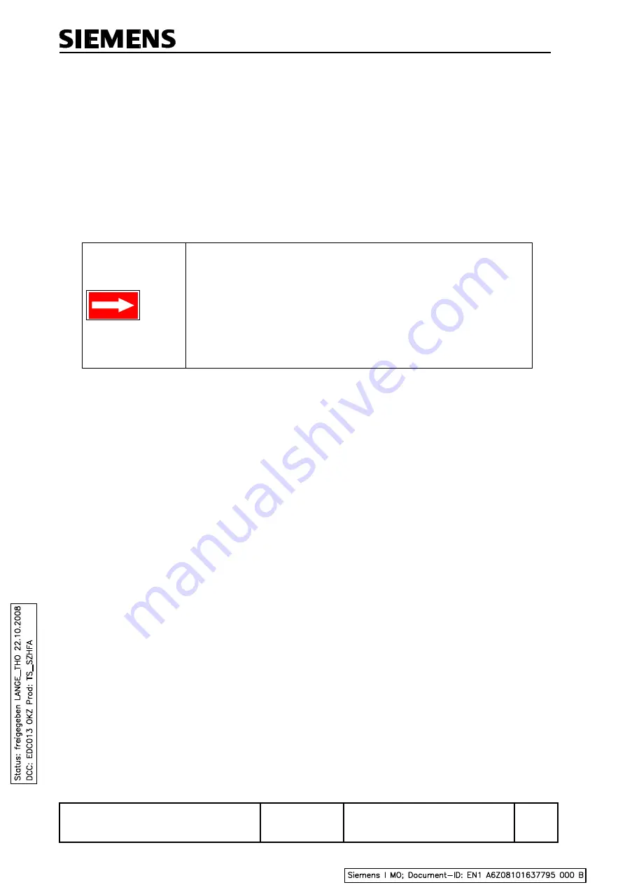 Siemens ELP 319 Operating And Service Manual Download Page 21