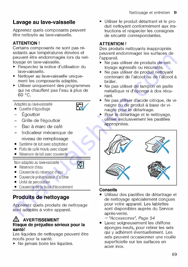 Siemens EQ.500 S700 User Manual Download Page 69