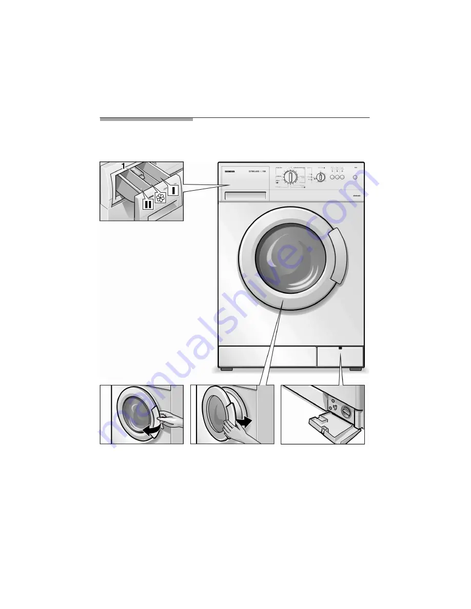 Siemens EXTRAKLASSE XL 1100 Instruction Manual And Installation Instructions Download Page 7